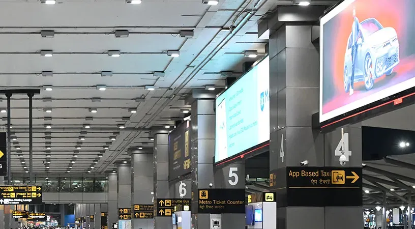 Delhi and Bengaluru Airport Branding Advertising