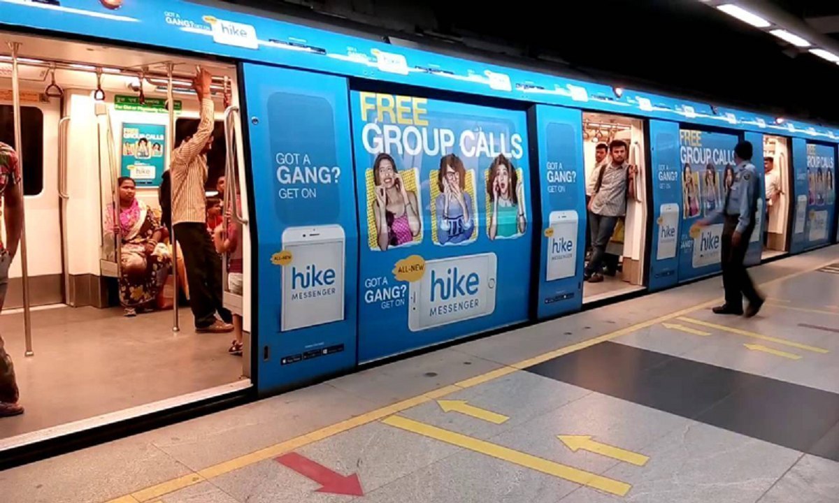 Metro Train and Station Branding Advertising Services